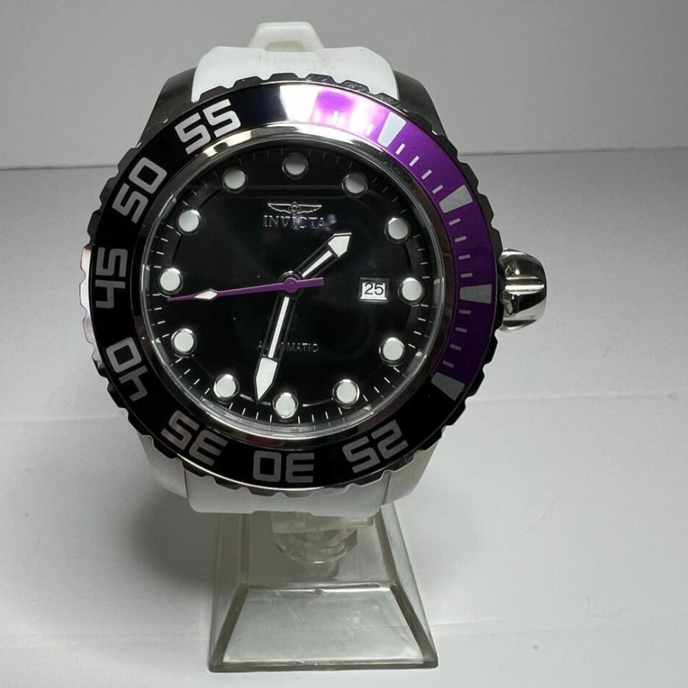 Invicta Men's Automatic Watch - Black and Purple
